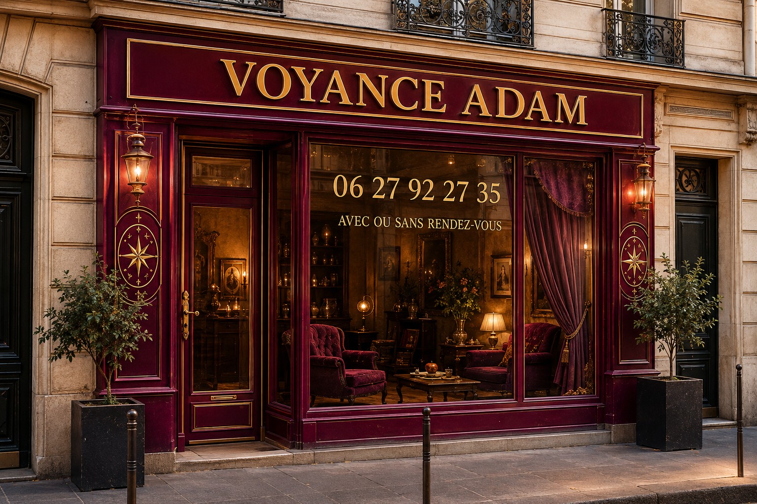 Cabinet de voyance de Maître Adam, marabout voyant médium à Paris
